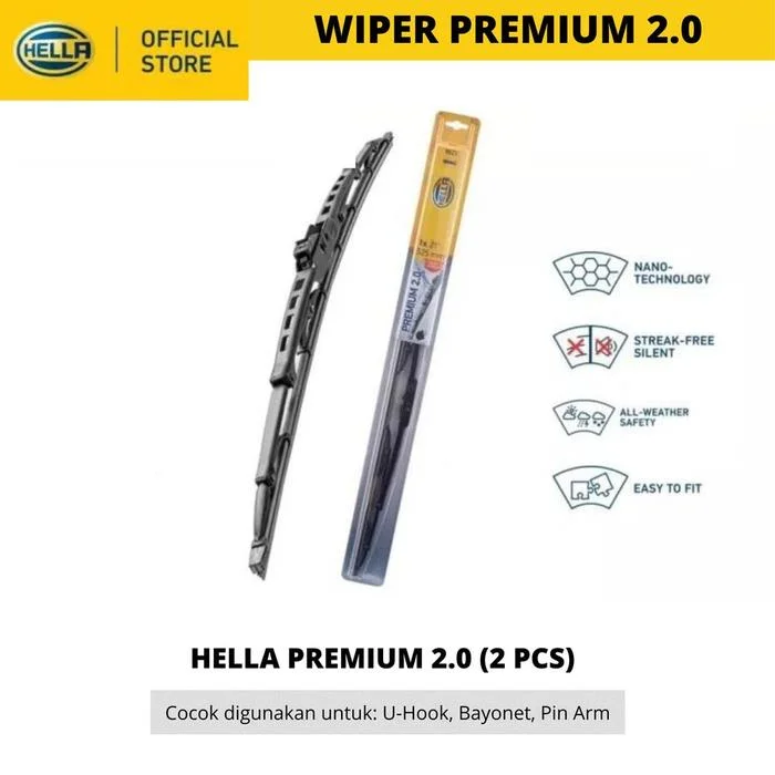 Wiper Mobil Premium TOYOTA Yaris 24” + 14” (2pcs)
