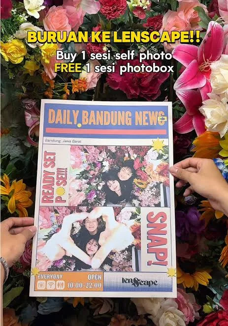 10 Tempat Photobox di Blok M yang Lagi Viral, Ada Tema Akuarium hingga Bunga 1. 1. Lenscape Studio
