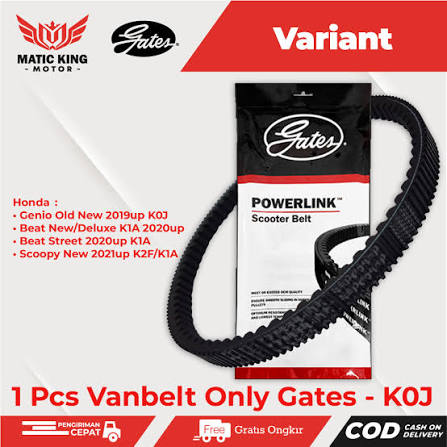 10 Rekomendasi V-Belt Motor Matic Terbaik, Awet untuk Harian Gates Powerlink