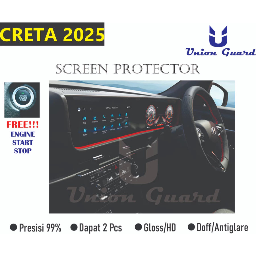 Anti Gores Head Unit Hyundai Creta