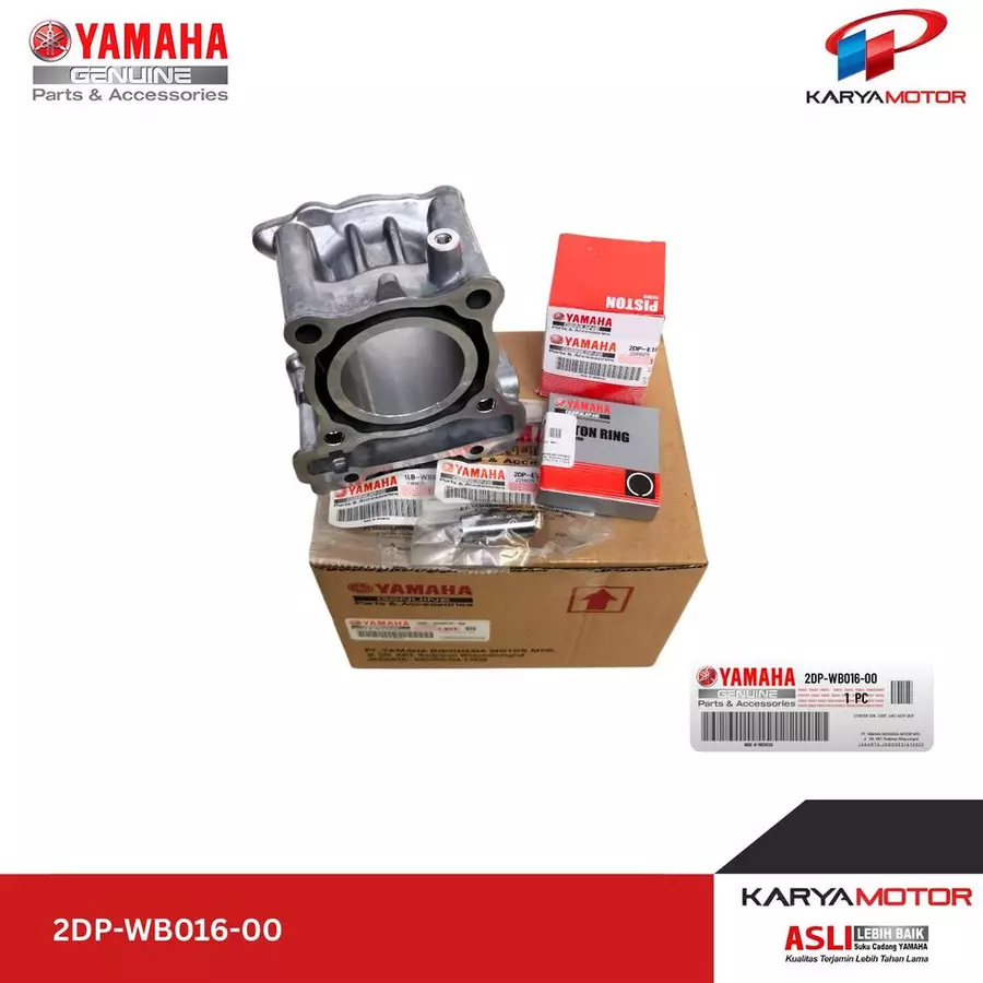 Blok Seher Piston Set Kit CYLINDER & PISTON KIT (2DP1) Yamaha All Nmax Series & All Aerox Series - 2DP-WB016-00 Original YGP