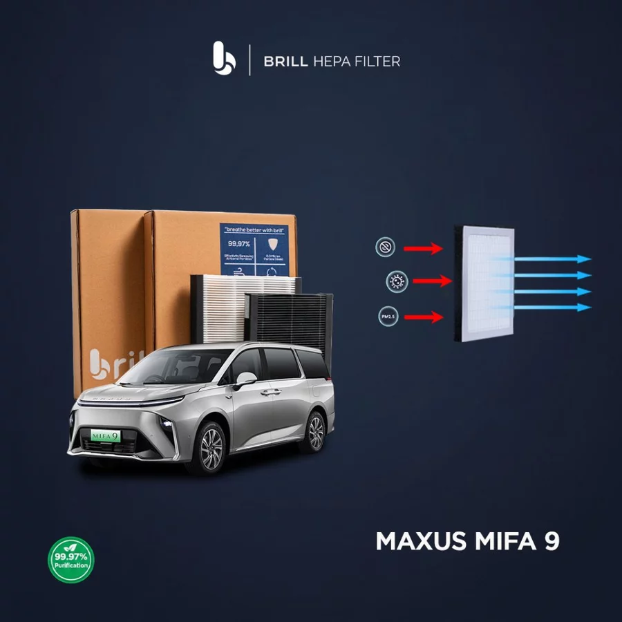 Brill HEPA Filter Filter AC Mobil/Cabin Filter/Car Air Purifier/HEPA Filter Maxus MIFA 9