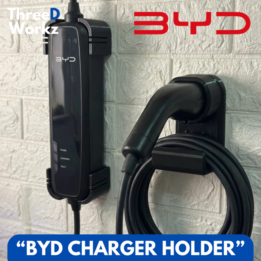 Charger Wallmount Holder Dudukan Charger Dinding BYD