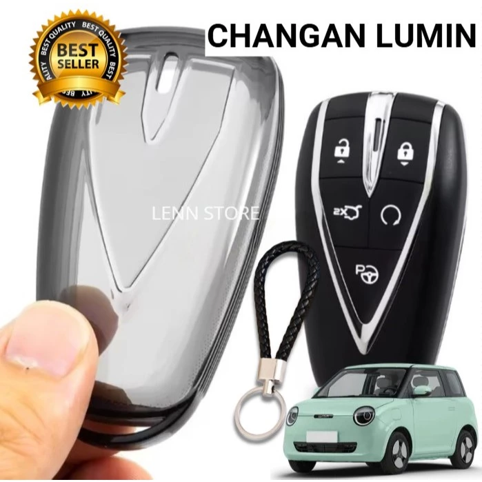 Cover Sarung Kunci Remote Silikon Transparan Changan Lumin