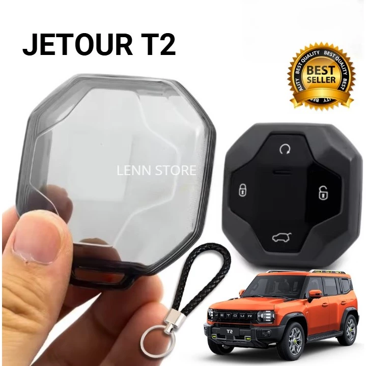 Cover Sarung Kunci Remote Silikon Transparan Jetour T2