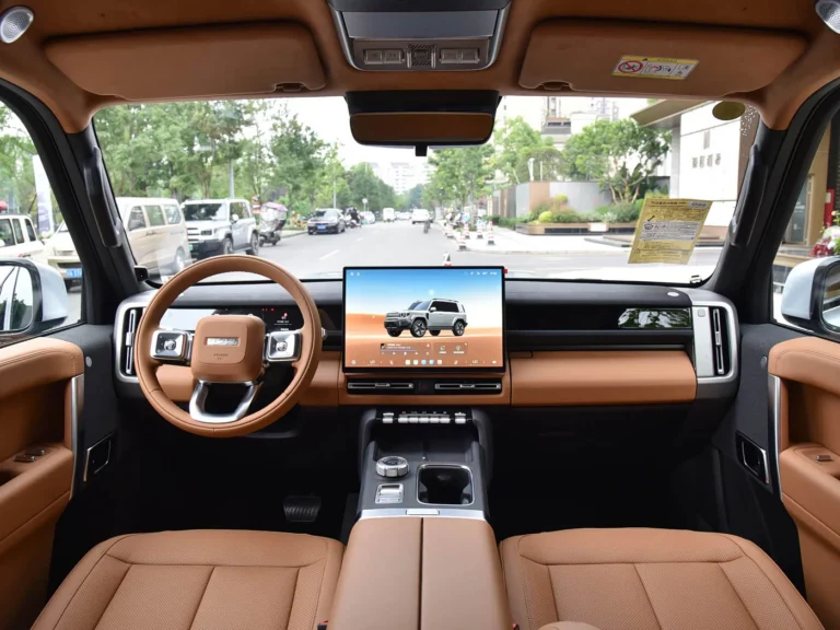 iCar V27 EREV Meluncur, Punya Jarak Tempuh Listrik hingga 300 Km desain kabin iCar V27 EREV - Moladin