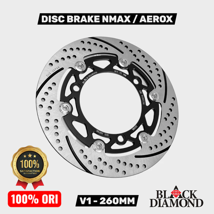 Disc Brake Aerox Alpha/Aerox Turbo 260mm V1 Semi Floating Stainless Original