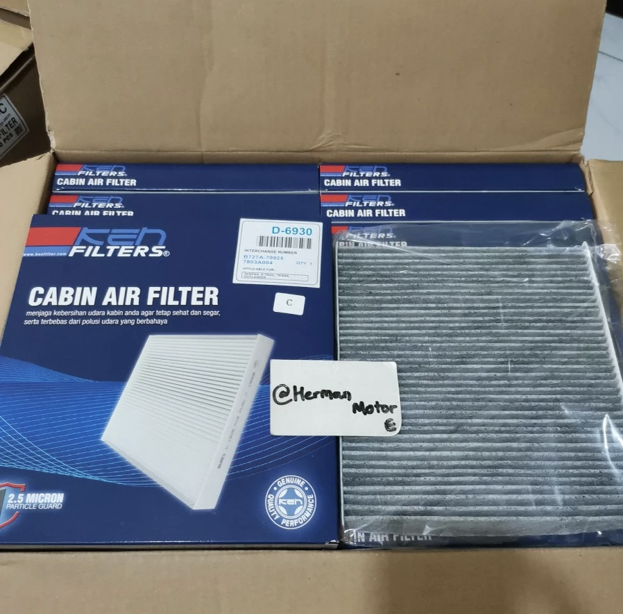 Filter saringan ac Carbon-C KEN Nissan Terra D23 - Xtrail T30 - Teana J31 - Serena C24 - Navara