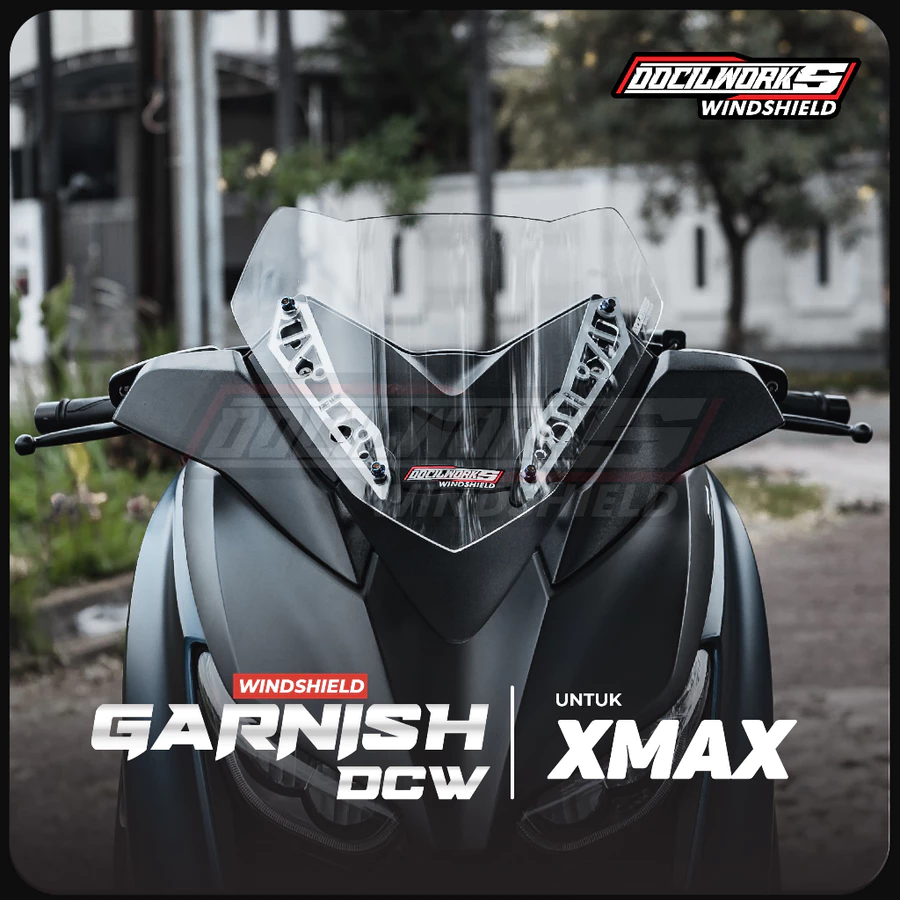 Garnish Bracket untuk windshield visor XMAX NEW & OLD NEW ARRIVAL