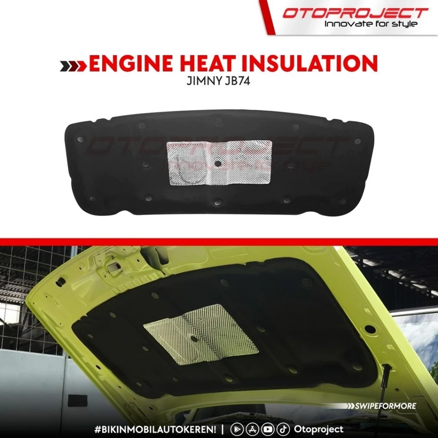 Heat Insulation Kap Mesin Jimny JB74 JC74 3 Door 5 Door
