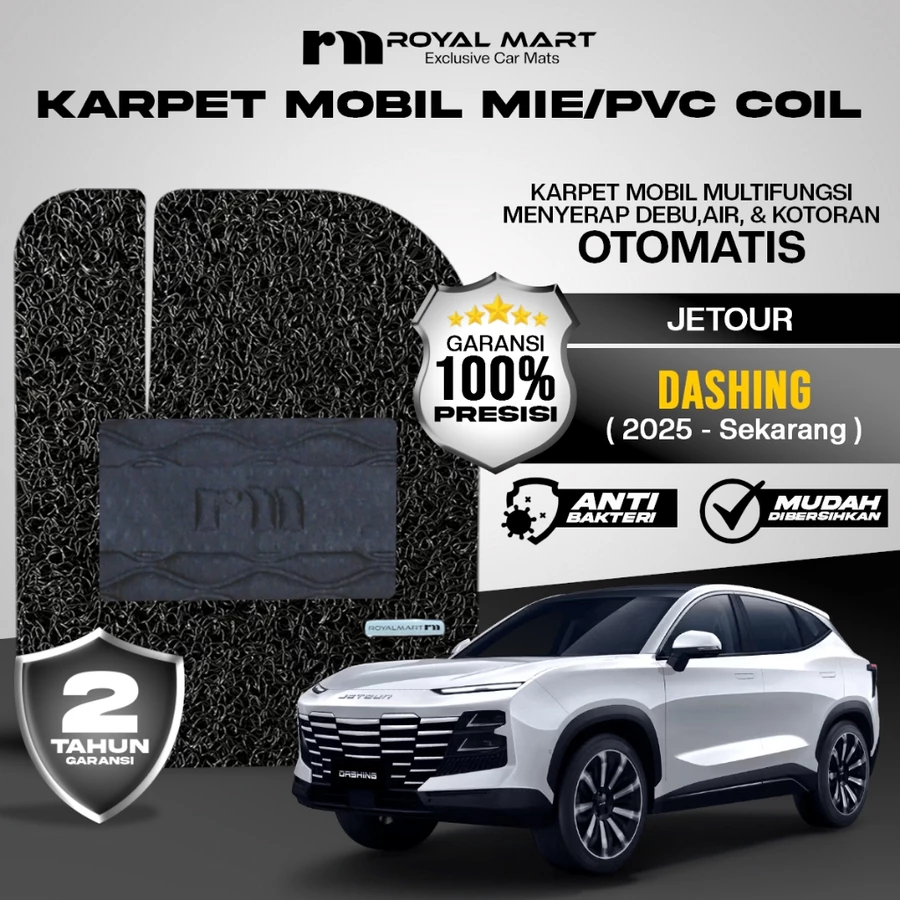 Karpet Mobil Mie Premium Jetour Dashing 2025-Sekarang Full Set Bergaransi