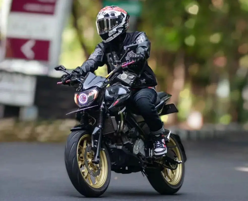 modifikasi vixion old road race - Moladin