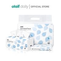 Olaif Daily Soft Facial Tissue - Tisu Wajah - 6 Packs x 180 Sheets