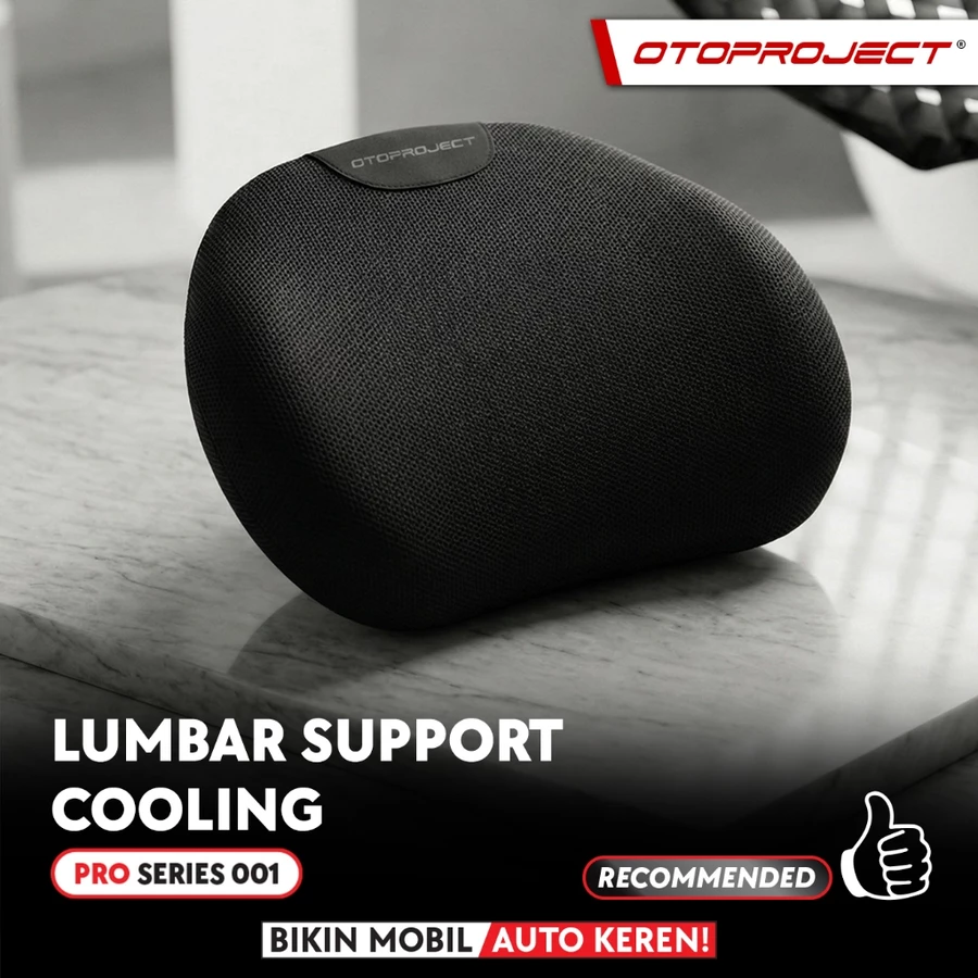 Otoproject - Car Lumbar Support Cooling Pro Series 001 | Bantal Sandaran Punggung Mobil