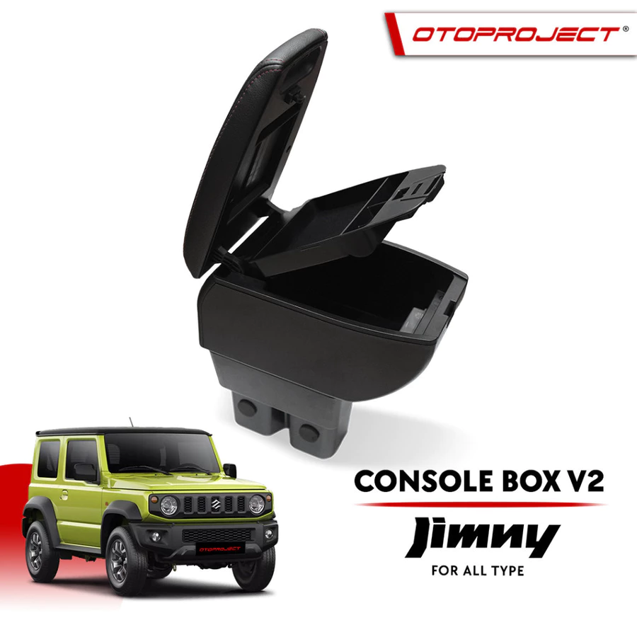Otoproject - Console Box Jimny Jb74 V2 W/Usb Fast Charger | Armrest Tangan Jimny JB74 JC74 3 Door 5 Door