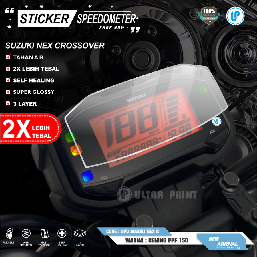STICKER ANTIGORES SPEEDOMETER SUZUKI NEX CROSSOVER
