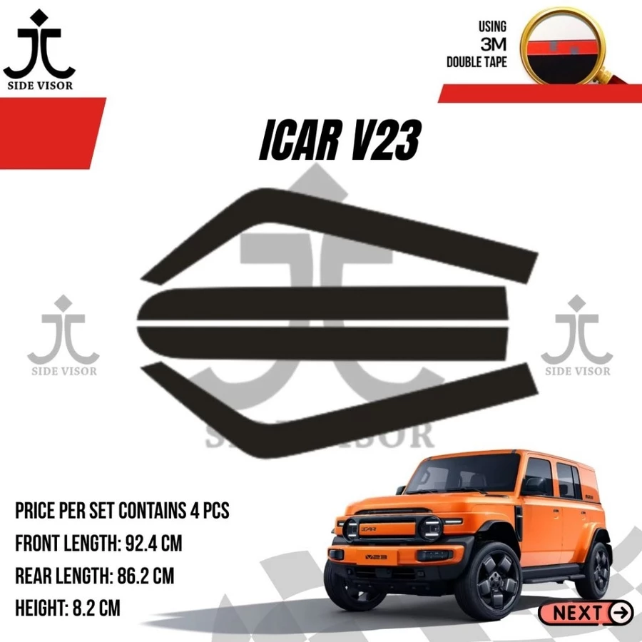 Talang Air Chery iCar V23 Model Rata