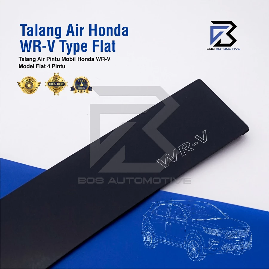 Talang Air Pintu Mobil Honda WRV 2022 – 2023 Model Flat Rata 4 Pintu