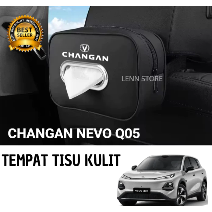 Tempat Tisu Mobil Bahan Kulit Premium CHANGAN NEVO Q05