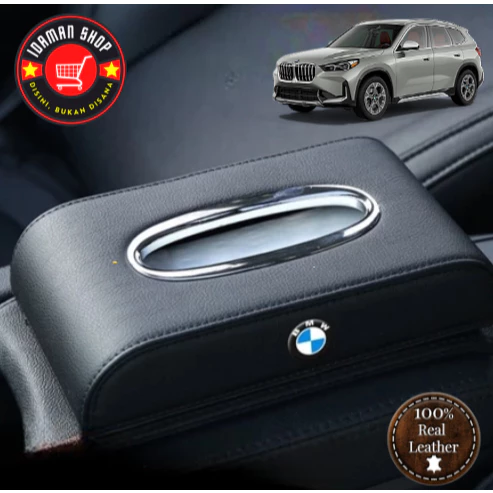 Tempat Tisu Mobil BMW X1 Bahan Kulit Premium