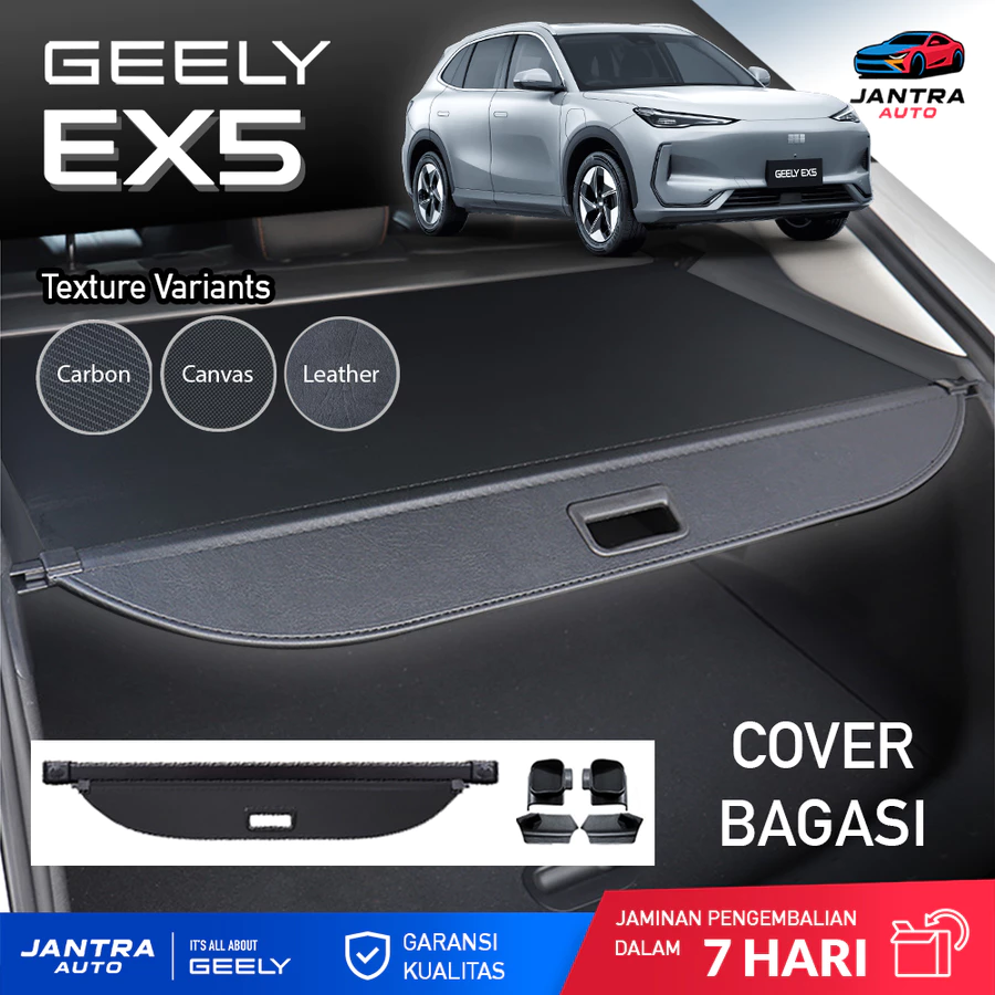 Tirai Bagasi Penutup Bagasi Trunk Cover Parcel Shelf Toneau Cover Geely EX5
