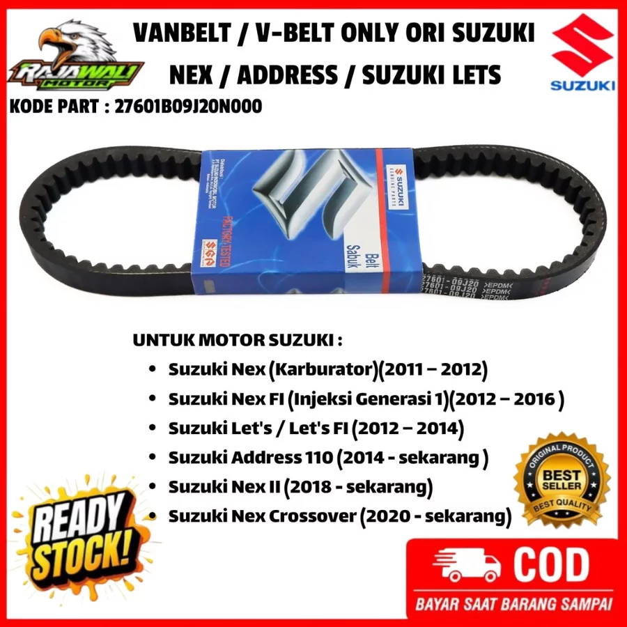 Vanbelt Motor Suzuki Nex Ori / V-Belt Only Suzuki NEX FI