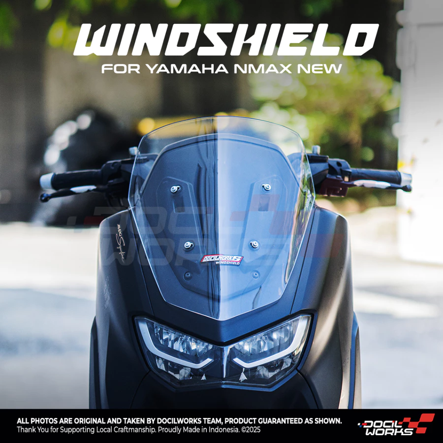 Visor Windshield Standar dan Thailand Nmax New (2020-2024)