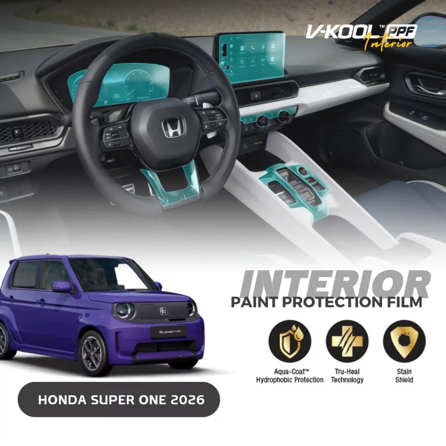 VKOOL PPF Interior Protector Mobil HONDA SUPER ONE - PANEL / Anti Gores